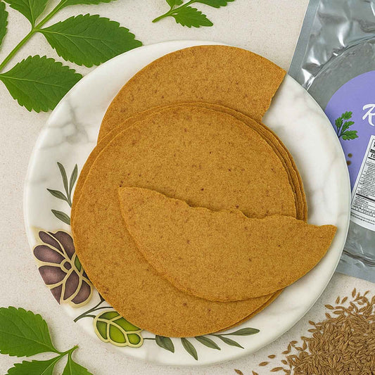 Maniarr's Carmonised Ragi Khakhra Wheat Chips (180Gm)