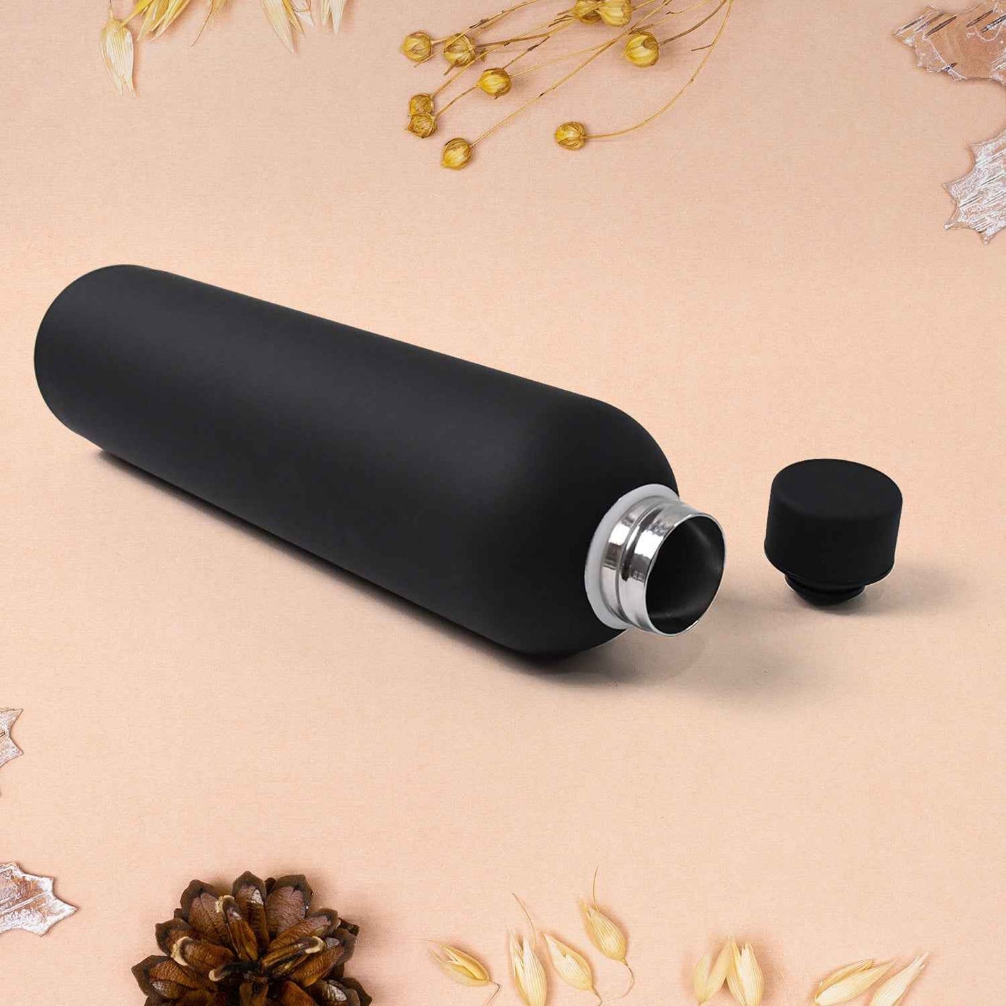 Stainless Steel Double Wall Vacuum-Insulated Drink Water Bottle (1000 ML Approx)