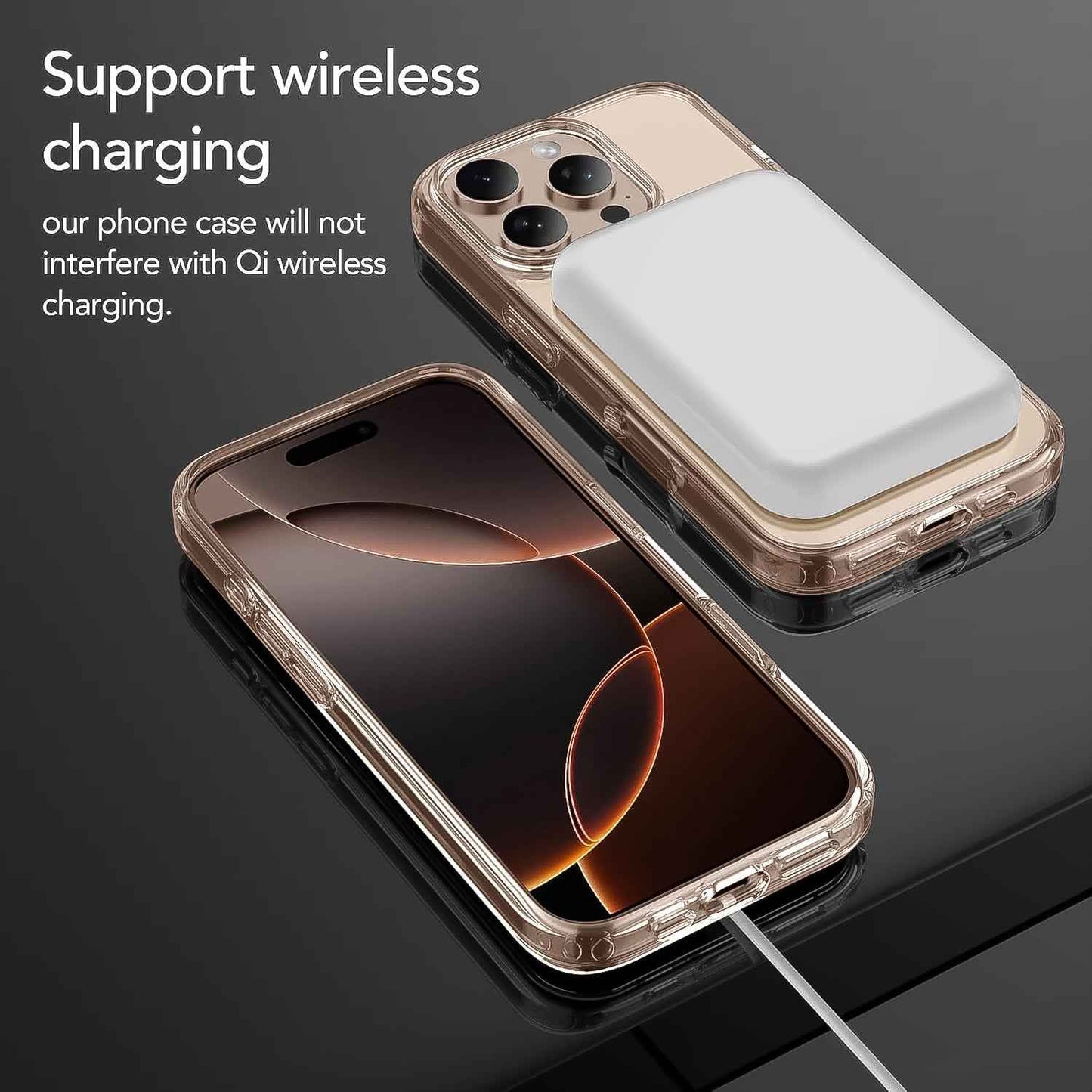 Transparent Hard Case For IPhone 16 Case (1 Pc)