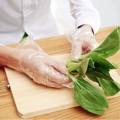 Eco-Friendly Kitchen Hand Gloves, Disposal hand gloves, Free size (100 Pc)