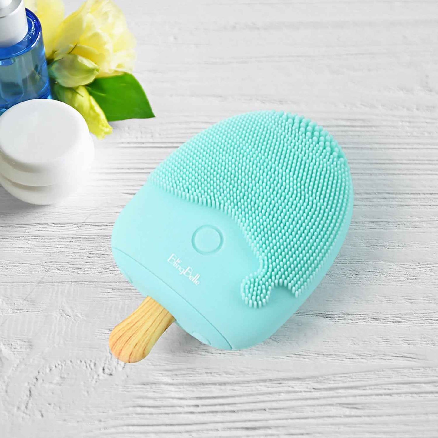 Popsicle Design Sonic Face Cleansing Brush (1 Pc)