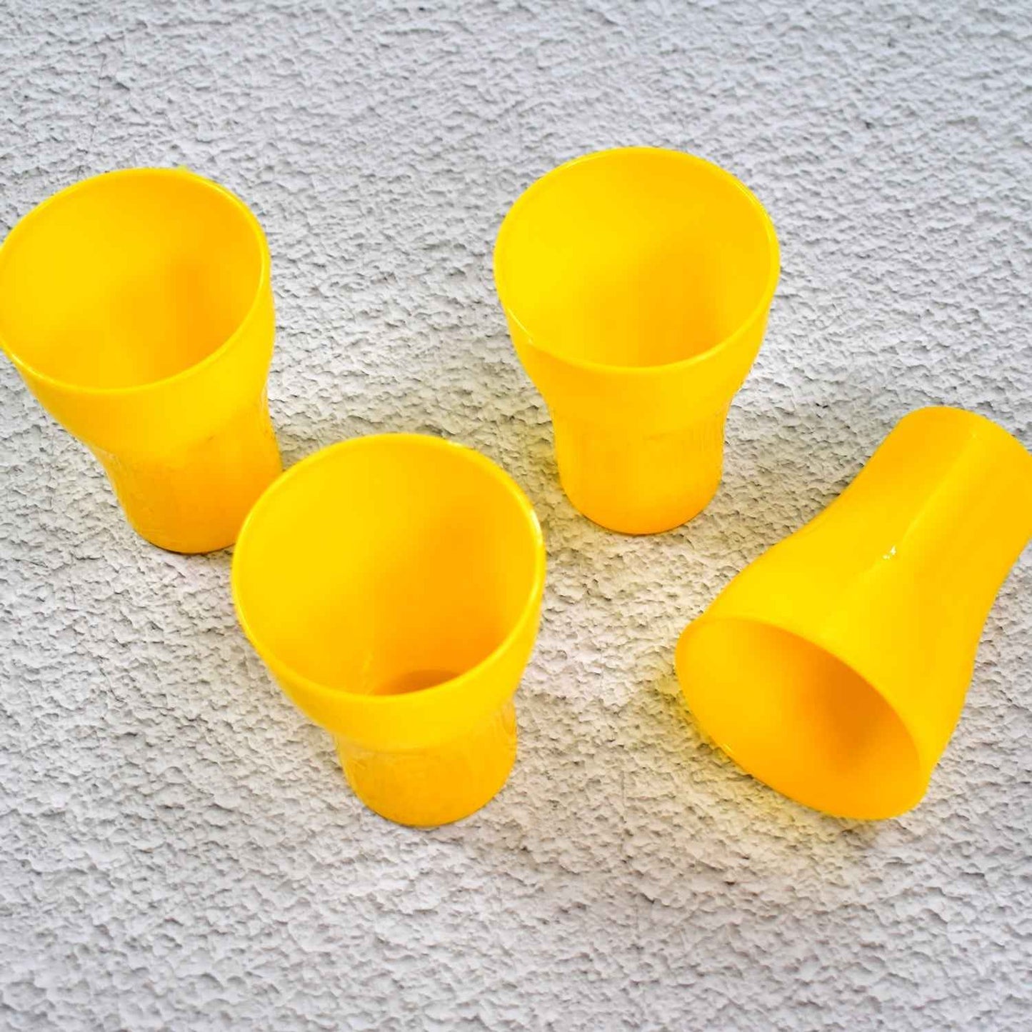 Plastic Glass , Freezer safe Glass, 300ml, Multicolor (Set of 6)
