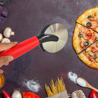 Apex Premium Stainless Steel Pizza Cutter (1 Pc / Mix Color)