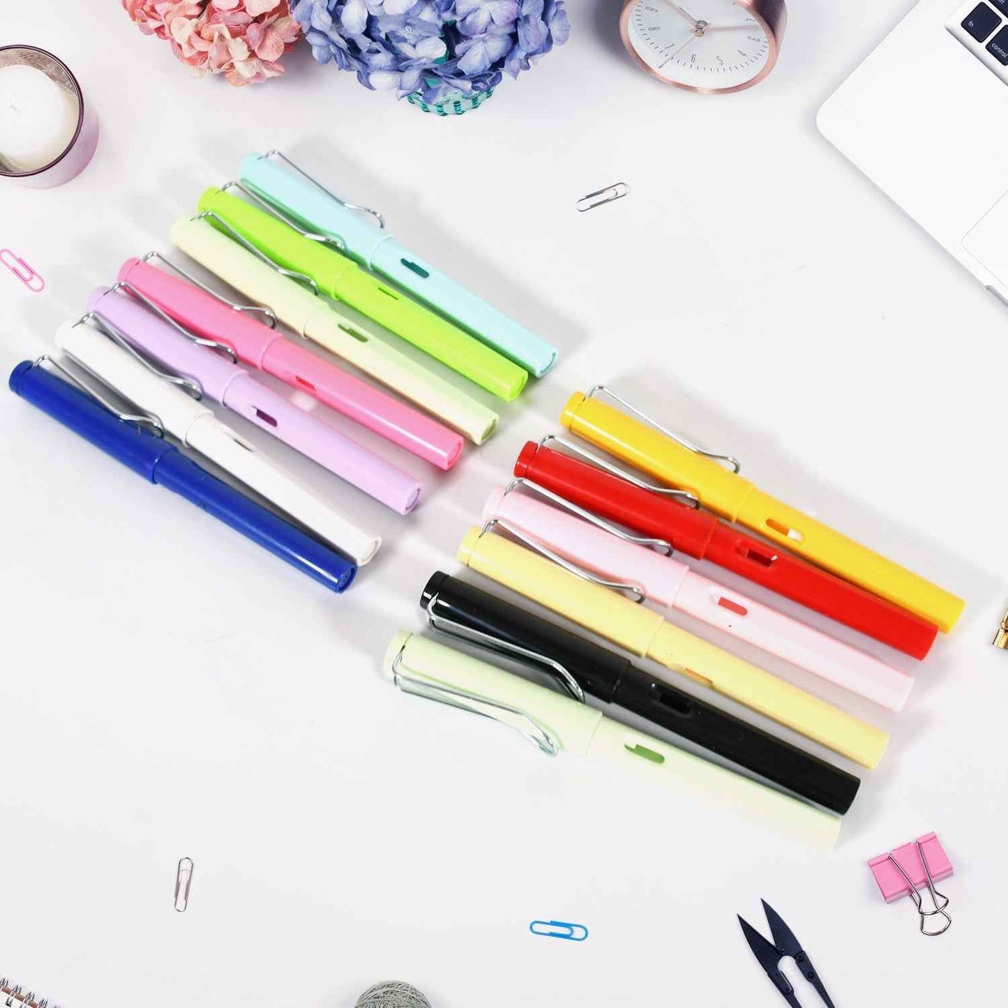 2-in-1 Everlasting Magic Pencil with Replaceable Eraser – Inkless, Reusable, Portable (1 Pc / Mix Color))