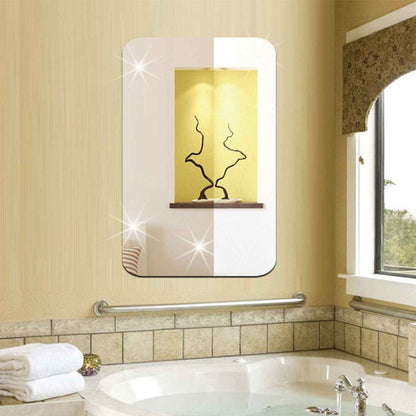 3D Mirror Wall Stickers for Wall (3 Pcs Set)