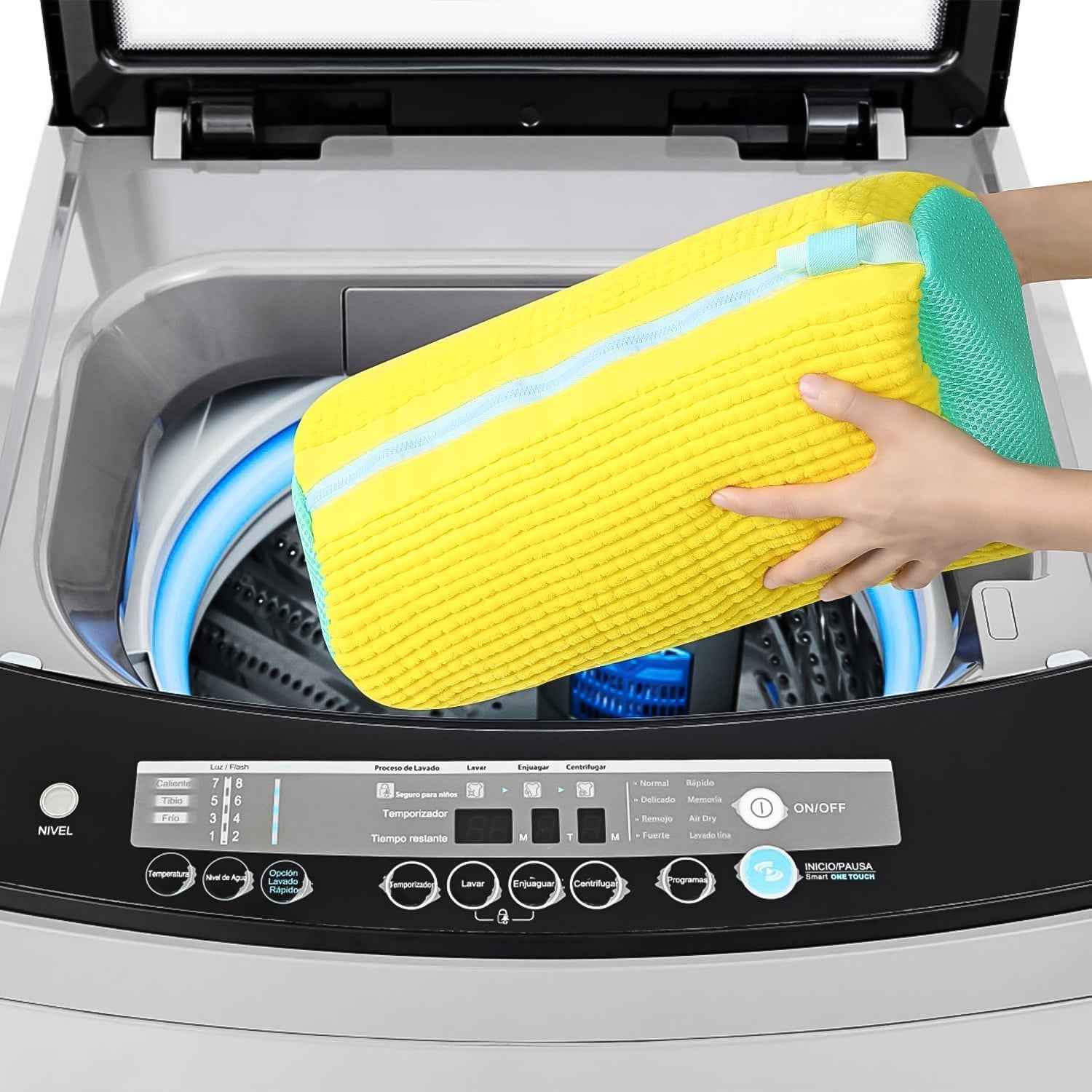 Shoe Cleaning Mop Cover with Microfiber Chenille Lining & Zipper (1 Pc)