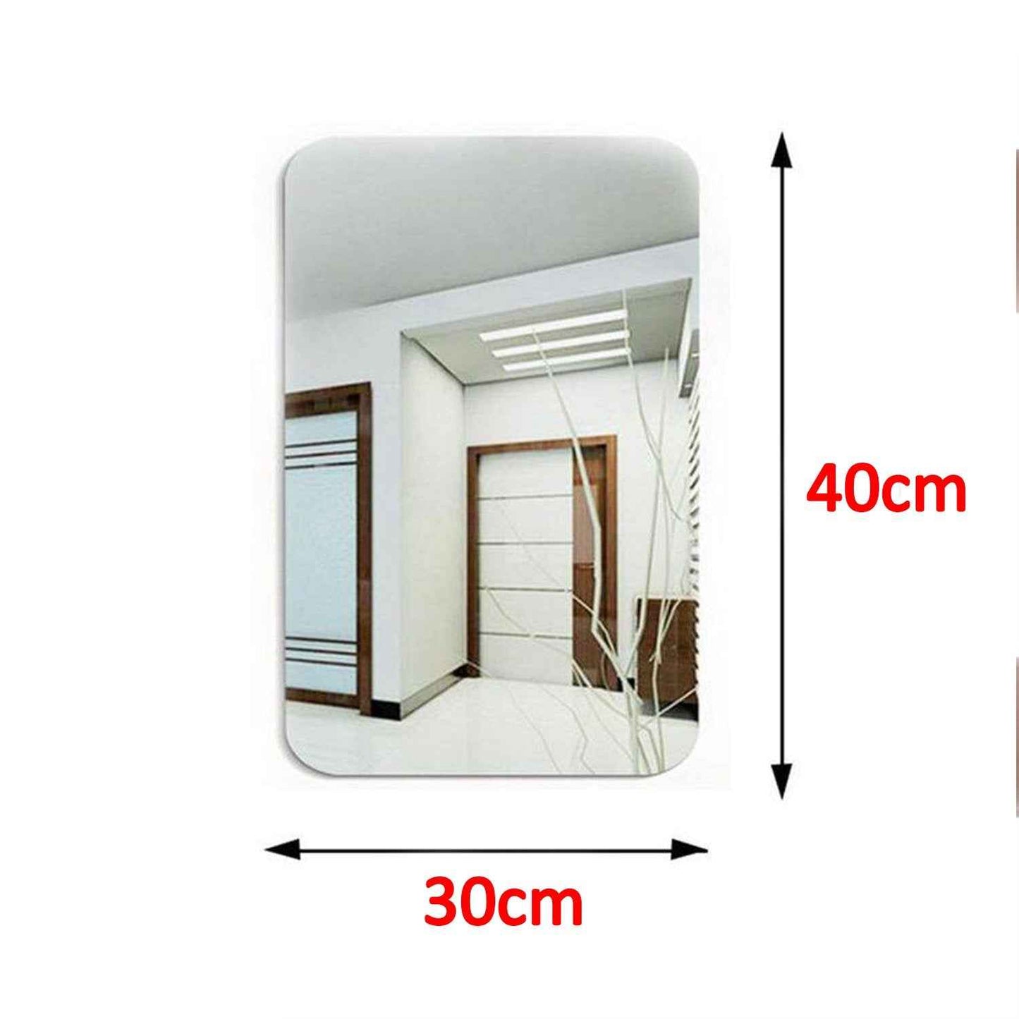 3D Mirror Wall Stickers for Wall (3 Pcs Set)