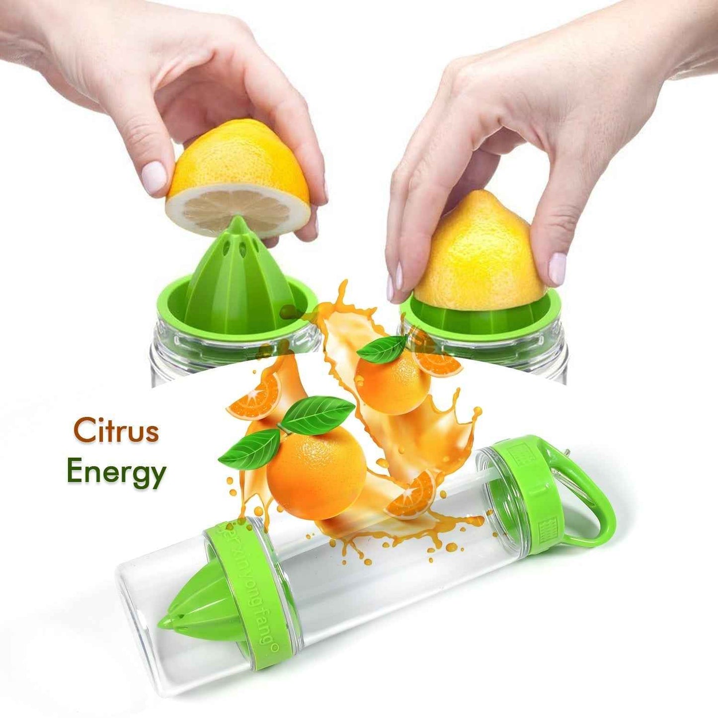 Citrus Zinger Sports Bottle with Juice Maker Infuser