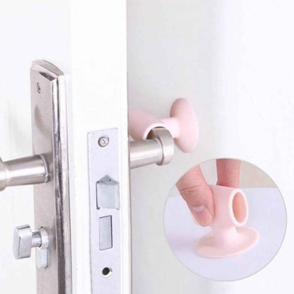 Door Stopper Mini Anti-Collision Silicone Door Handle Crash Pad