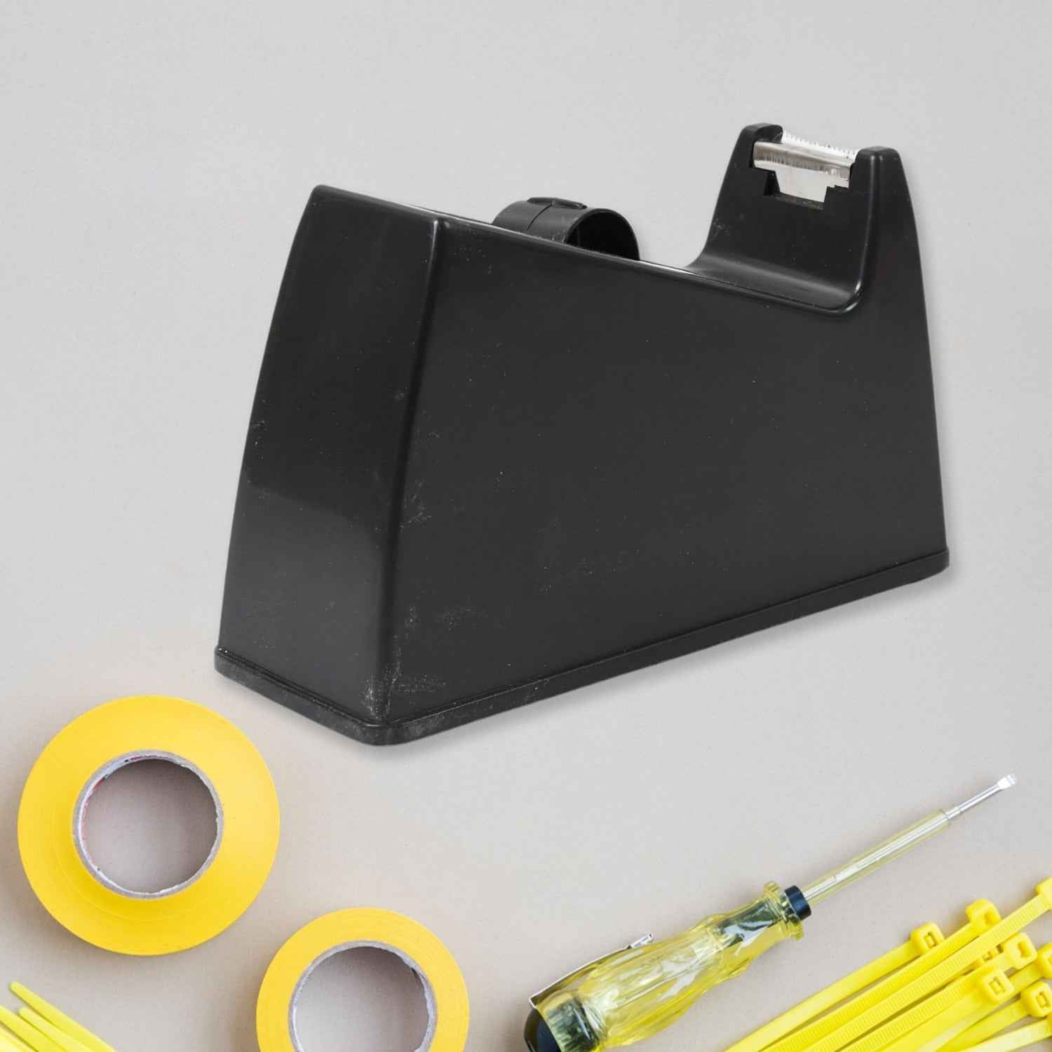 Plastic Tape Dispenser Cutter for Home Office use (1 pc / Big / Mix Color)