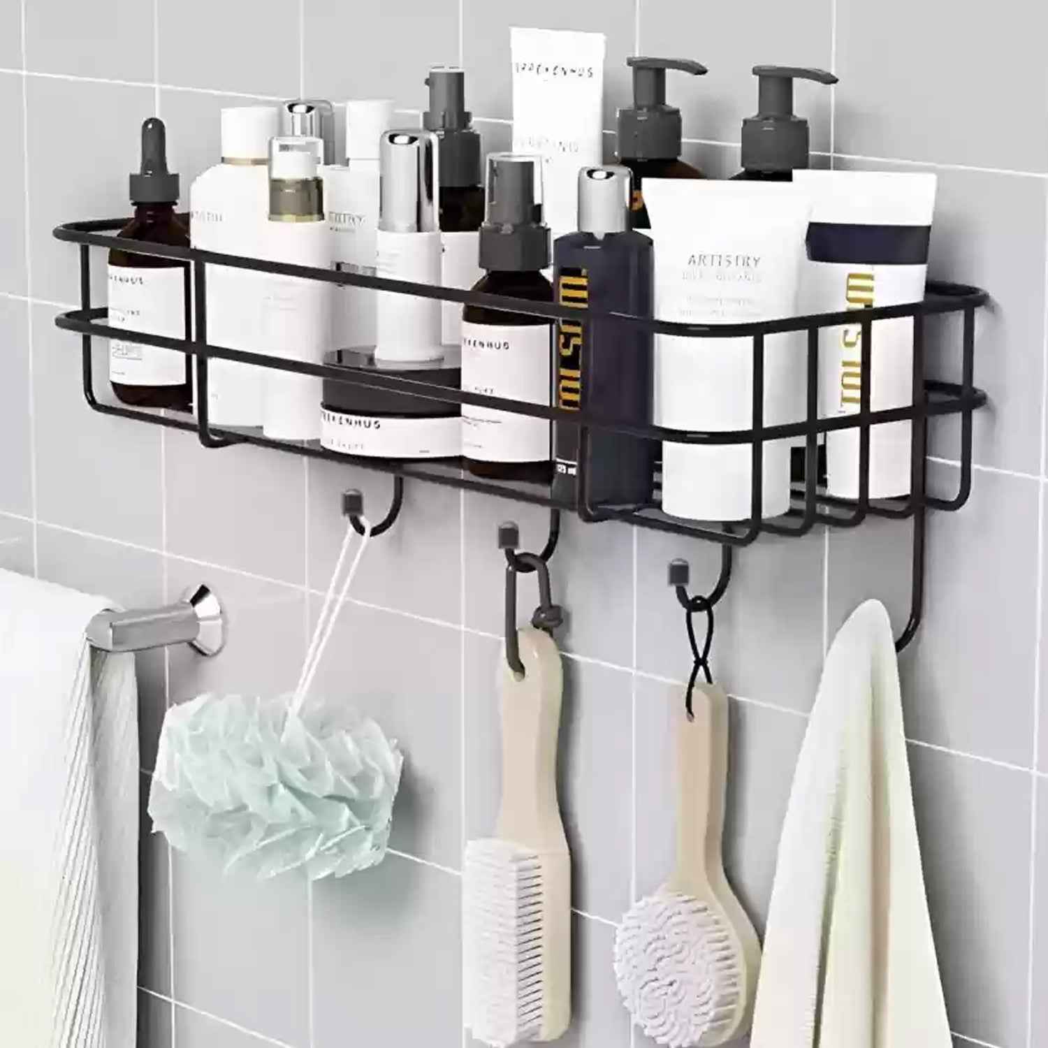 3 in 1 Shower Shelf Rack for storing and holding various household stuffs and items etc.