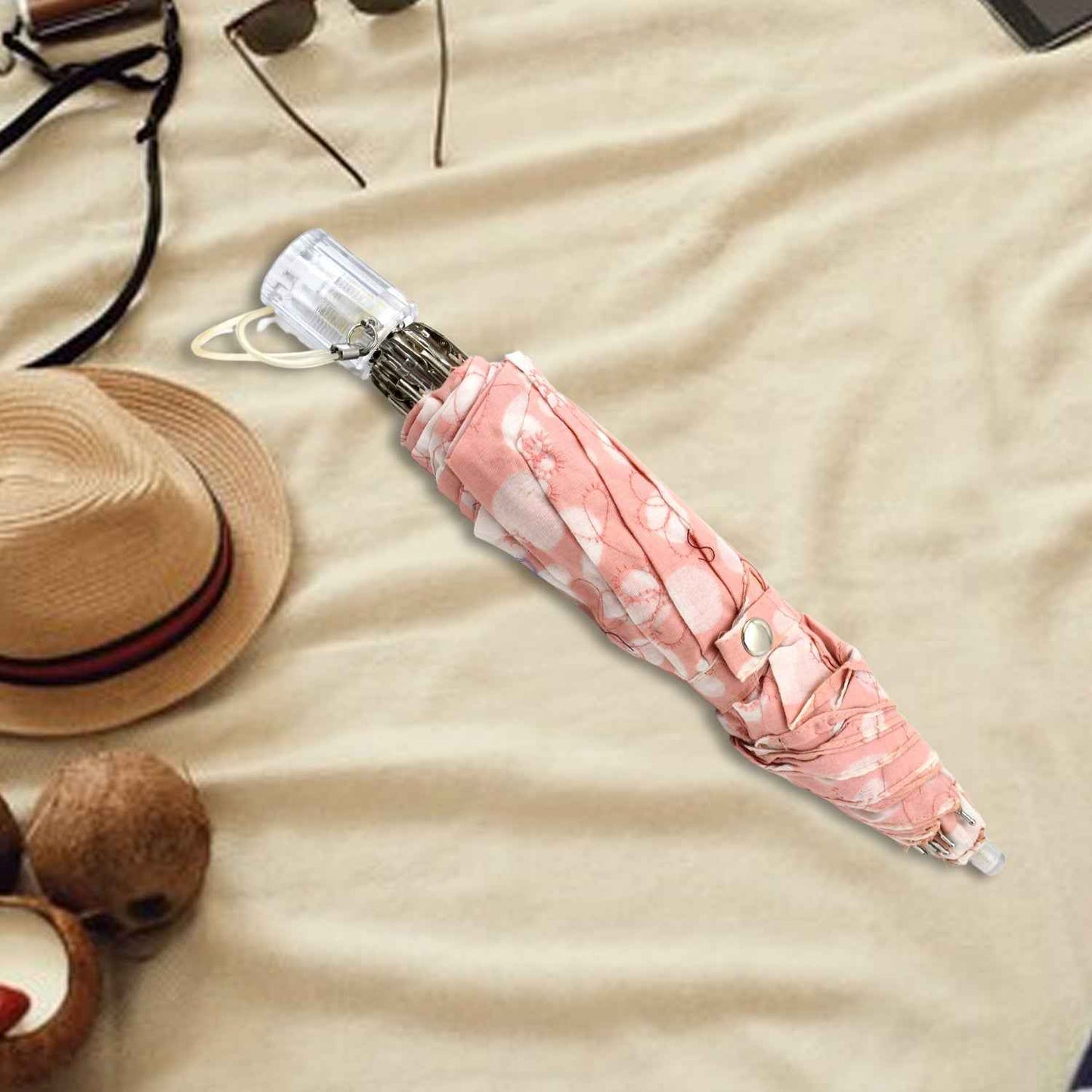 3-FoldÂ Umbrella Summer Sun Protection Foldable Cute UmbrellaÂ || UV Protection Sun Umbrella || Travel Accessories || Umbrella for Children, Girls, and Boys (1 Pc)