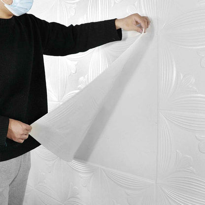 Wallpaper 3D Foam Wallpaper Sticker Panels (70 x 70 Cm / 1 Pc)