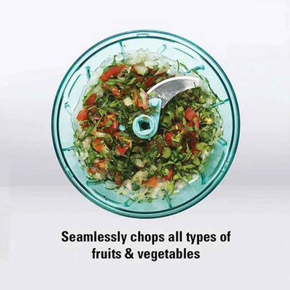 3 Blades Handy Chopper and Slicer Used Widely for chopping and Slicing (450 ML / 1 Pc)