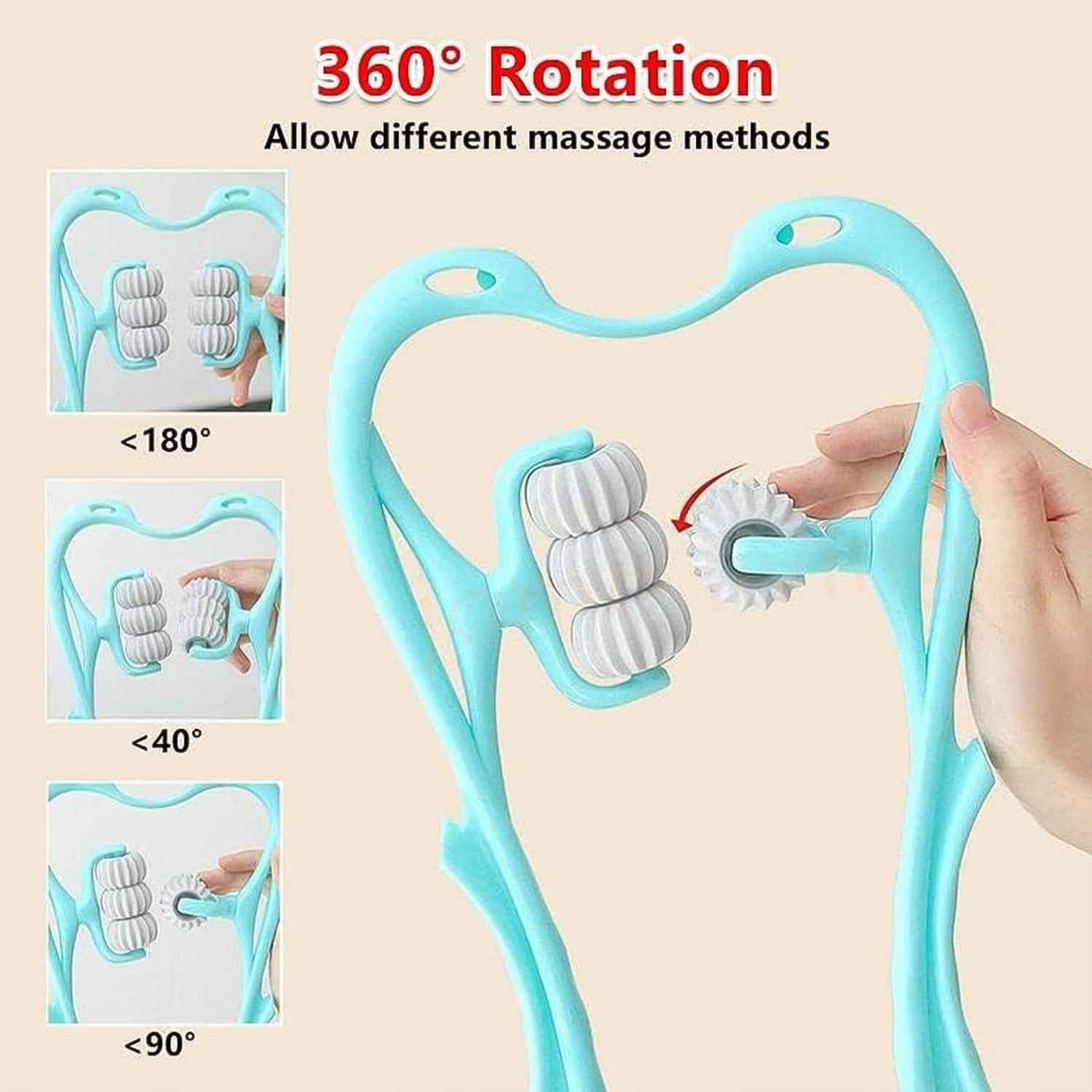 Neck Shoulder Massager (1Pc / Mix Color)