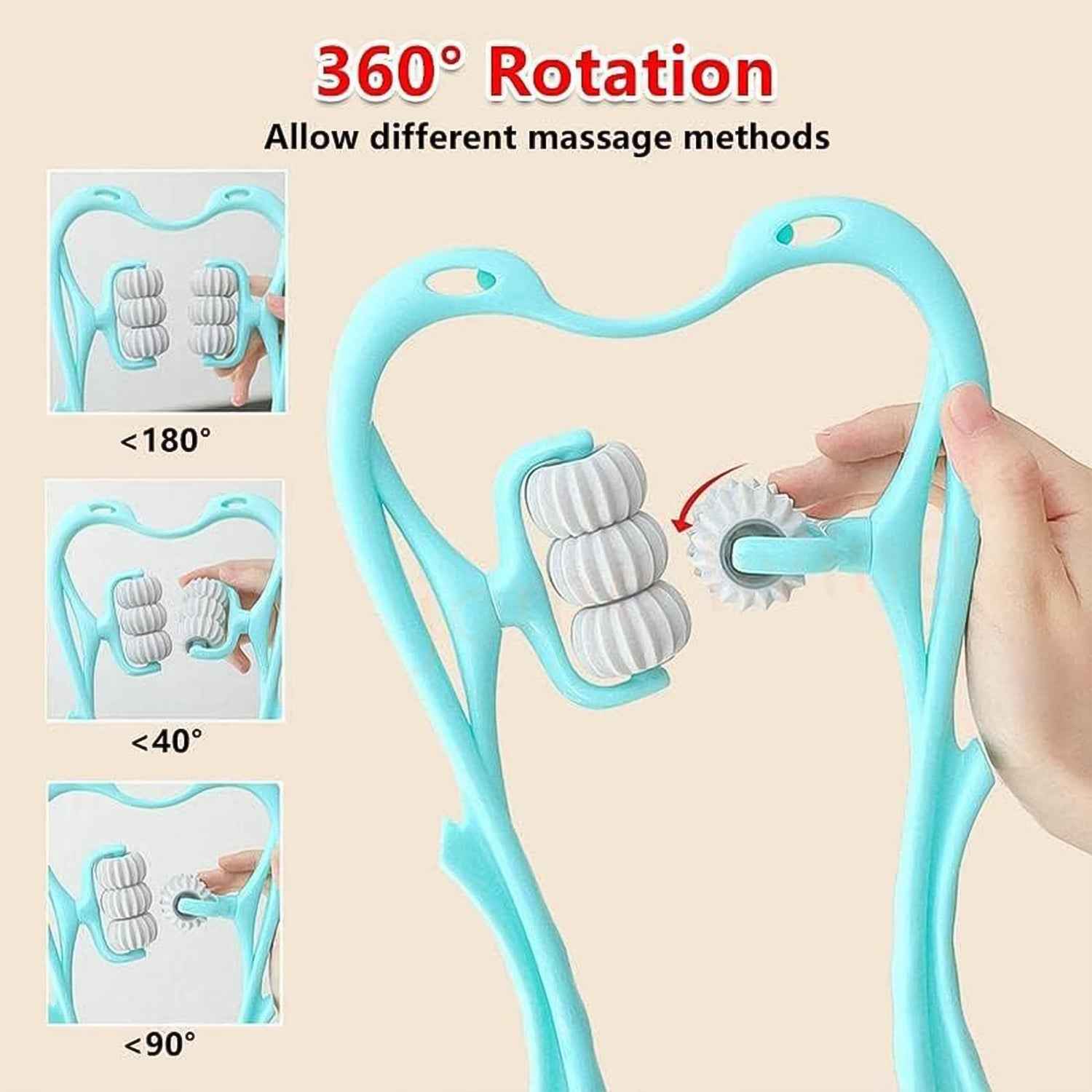 Neck Shoulder Massager (1Pc / Mix Color)