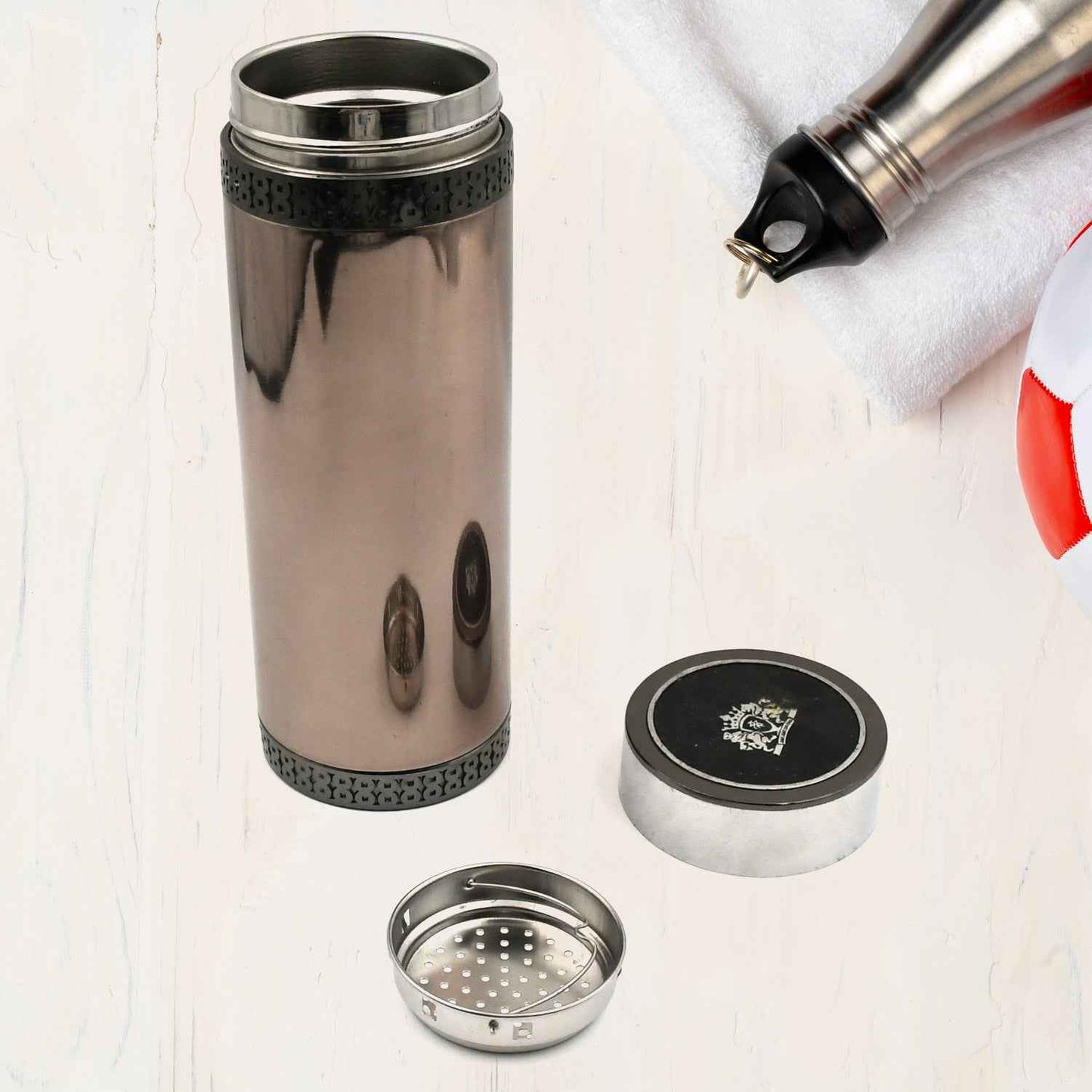 Stainless Steel Leak-Proof Water Bottle, BPA-Free, Hot & Cold Drinks (450 ML)