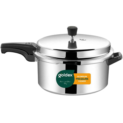 Aluminium Classic Goldex Pressure Cookers With Outer Lid (12 Litres / 5-Year warranty,  ISI Number :- 2347, BIS Number :- CM/L -7600164310
