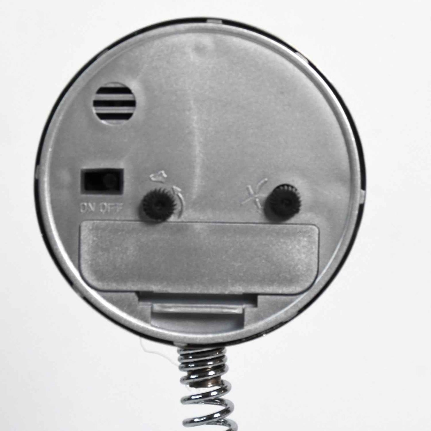 Alarm Clock on a Spring Extra Large, Silver Dial (1 Pc)