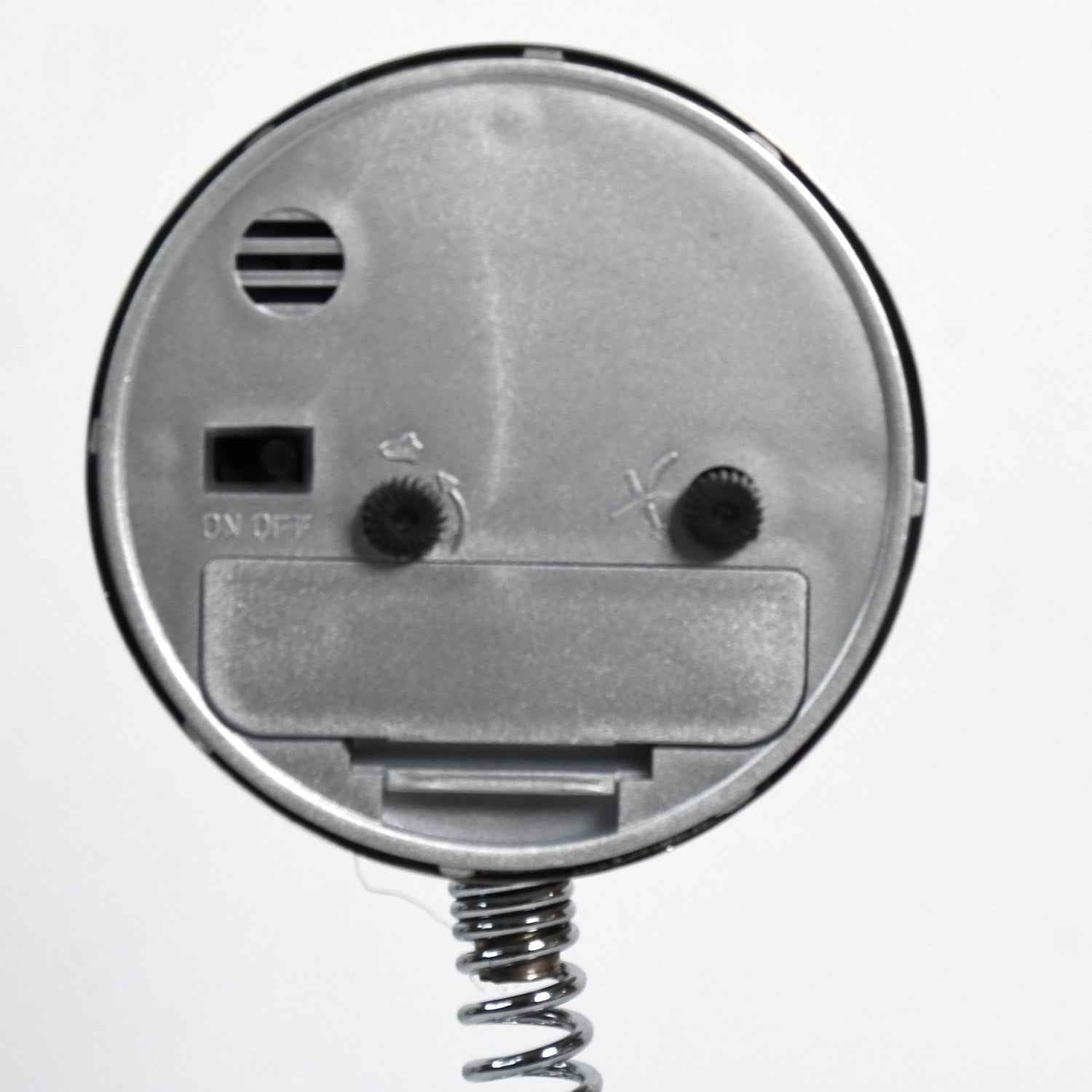 Alarm Clock on a Spring Extra Large, Silver Dial (1 Pc)