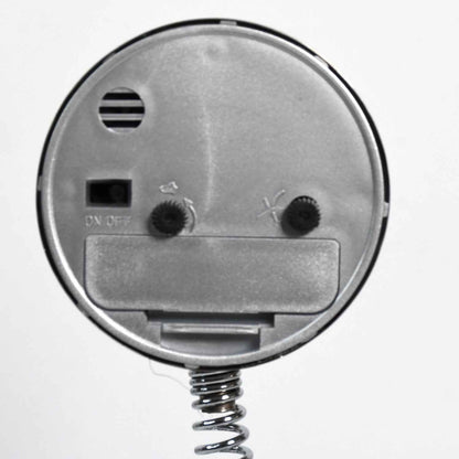 Alarm Clock on a Spring Extra Large, Silver Dial (1 Pc)