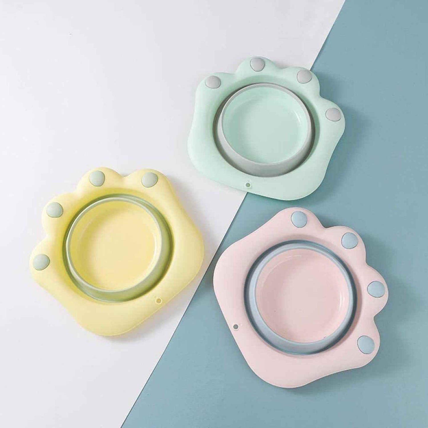 Folding washbasin Folding Wash Basin Household Plastic Portable Laundry Basin Bathroom Foot-washing Basin Cute cartoon wash basin foot wash basin-Pink color Folding basin
