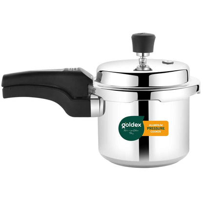 Aluminium Classic Goldex Pressure Cookers With Outer Lid (1.5 Litres / 5-Year warranty,  ISI Number :- 2347, BIS Number :- CM/L -7600164310