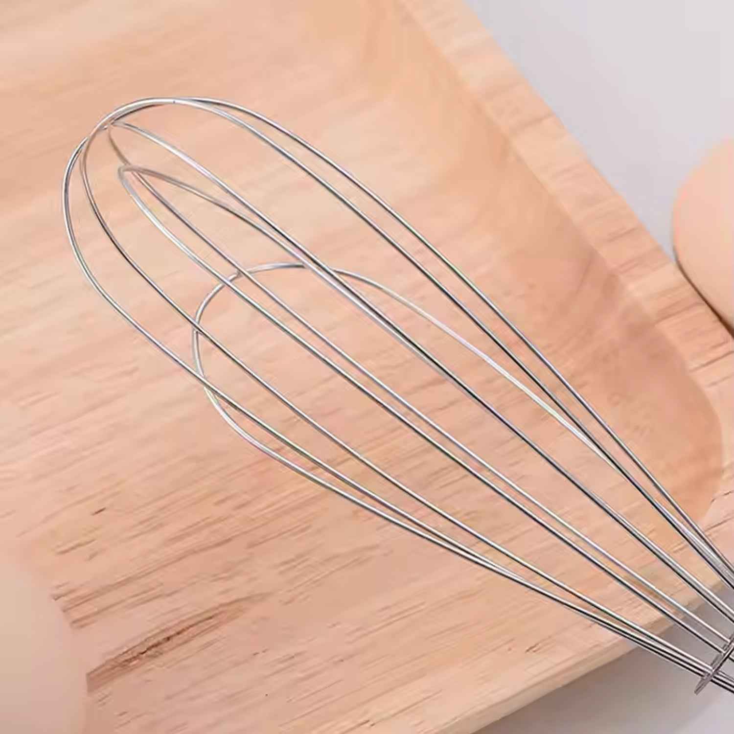 Stainless Steel Manual Milk Frother Egg Whisk Free Egg Separator (1 Pc)