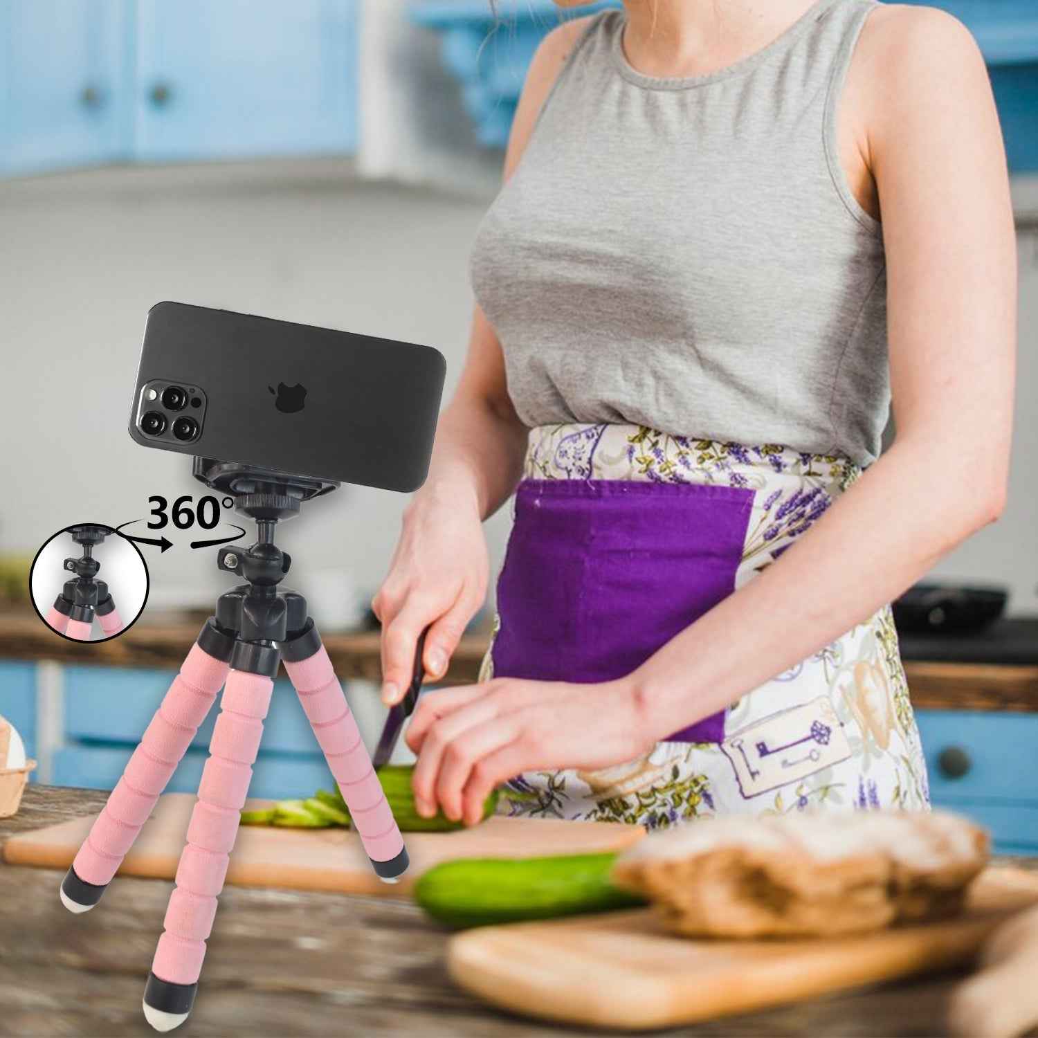 Mini Tripod Flexible Tripod Stand (1 Pc / B Grade)