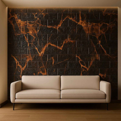 Wallpaper 3D Foam Wallpaper Sticker Panels (76 x 70 Cm / 1 Pc)
