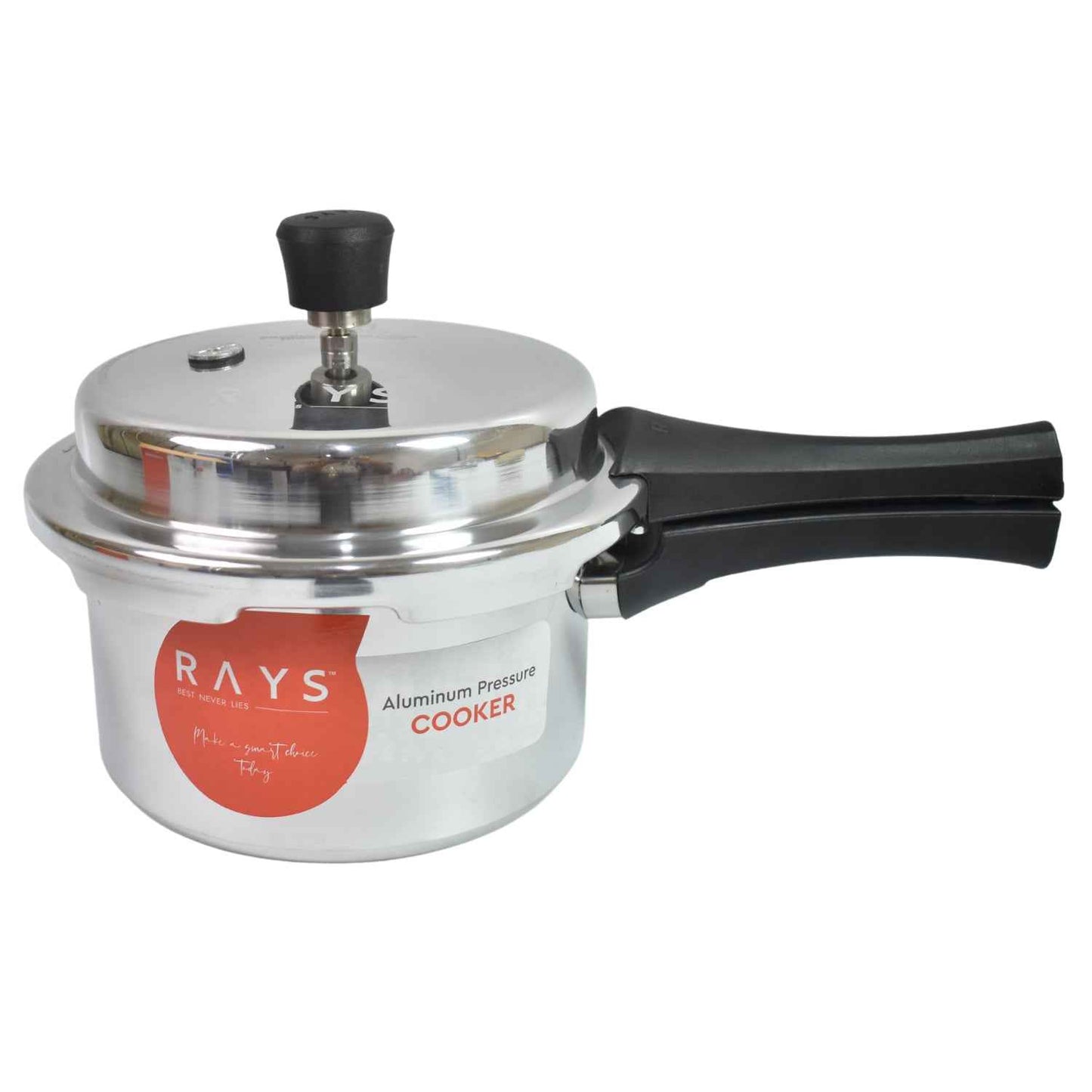 Aluminium Rays Pearl Pressure Cookers With Outer Lid (2.5 Litres / 5-Year warranty,  ISI Number :- 2347, BIS Number :- CM/L -7600164310