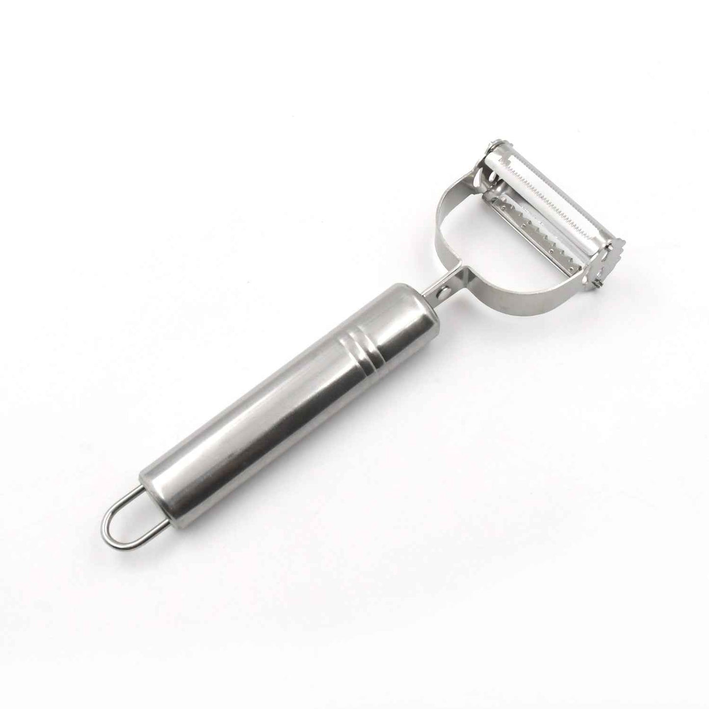 Stainless Steel 2-in-1 Potato Peeler - Multifunctional Julienne Cutter for Vegetables & Fruits