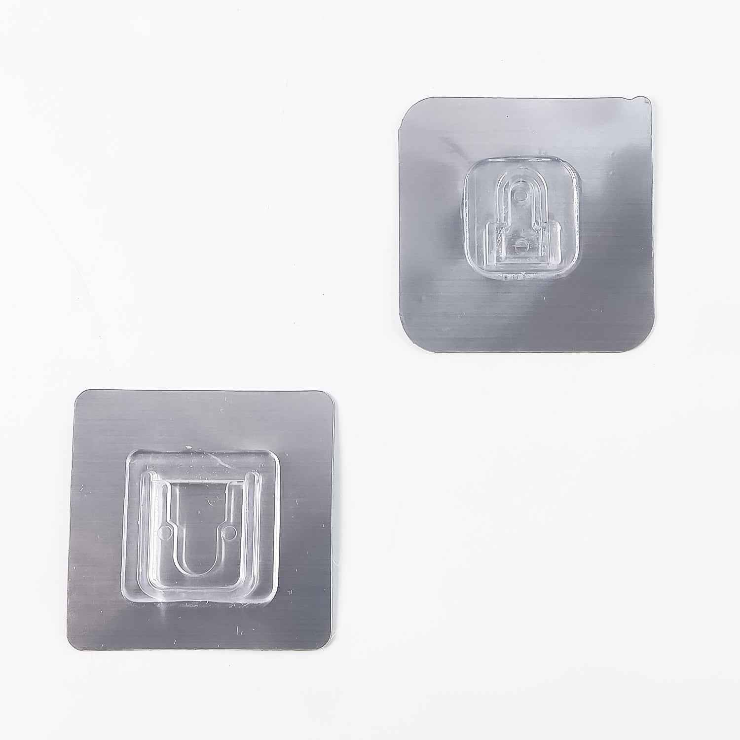 Self-Adhesive Transparent Wall Hooks Set