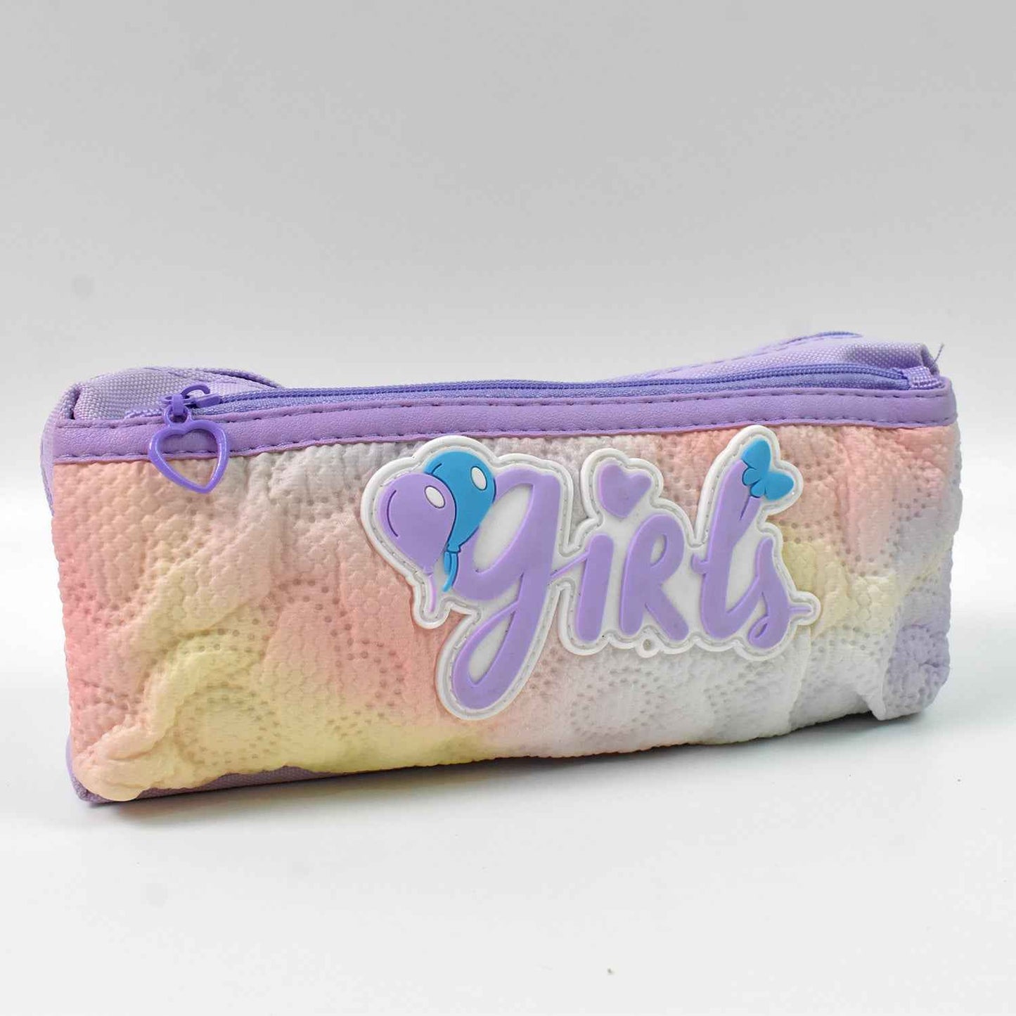 Pencil Pouch With Zipper, Students Pencil Case Large Capacity, Makeup Pouch, Stationery Bag (1 Pc / 2 Compartment)