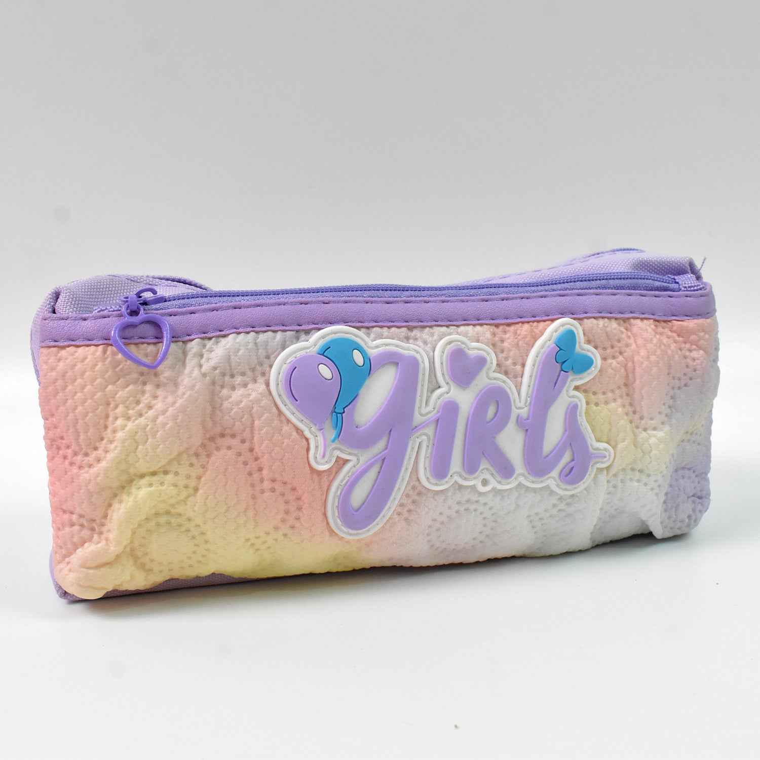 Pencil Pouch With Zipper, Students Pencil Case Large Capacity, Makeup Pouch, Stationery Bag (1 Pc / 2 Compartment)