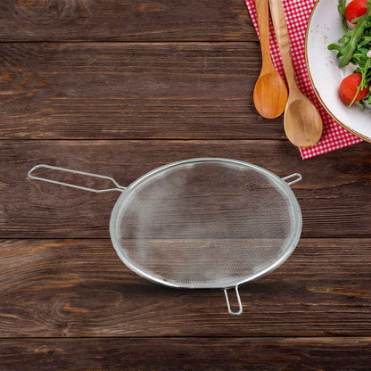 Small Mesh Strainer With Handle Stainless Steel Oil Straine, Mesh Sieve Strainer (1 Pc)