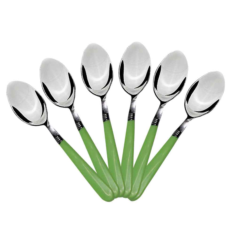 Stainless Steel Spoon with Comfortable Grip Dining Spoon Set of 6 Pcs