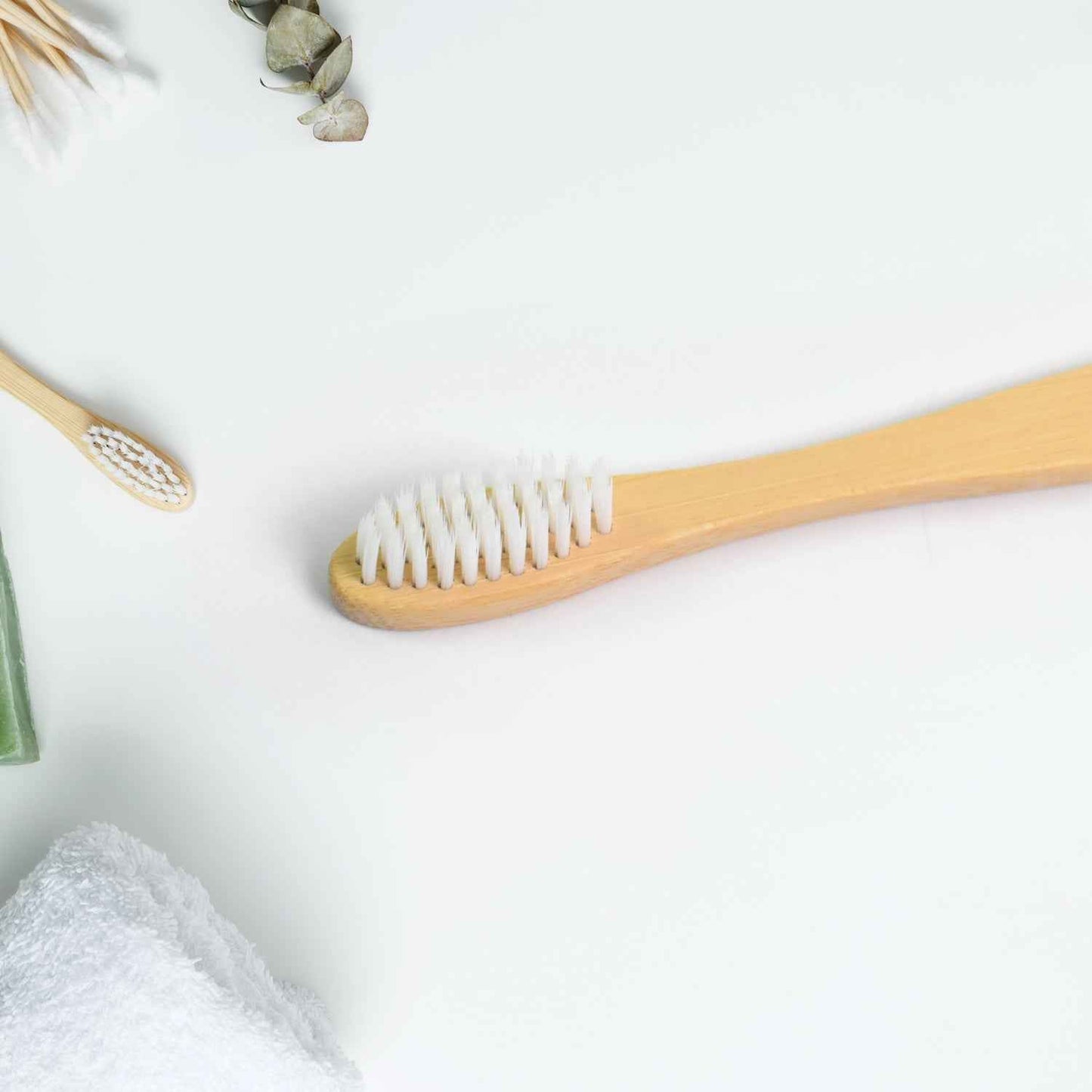 Wooden / Bamboo Brush Toothbrush Ultra Soft Bristles (1 Pc)