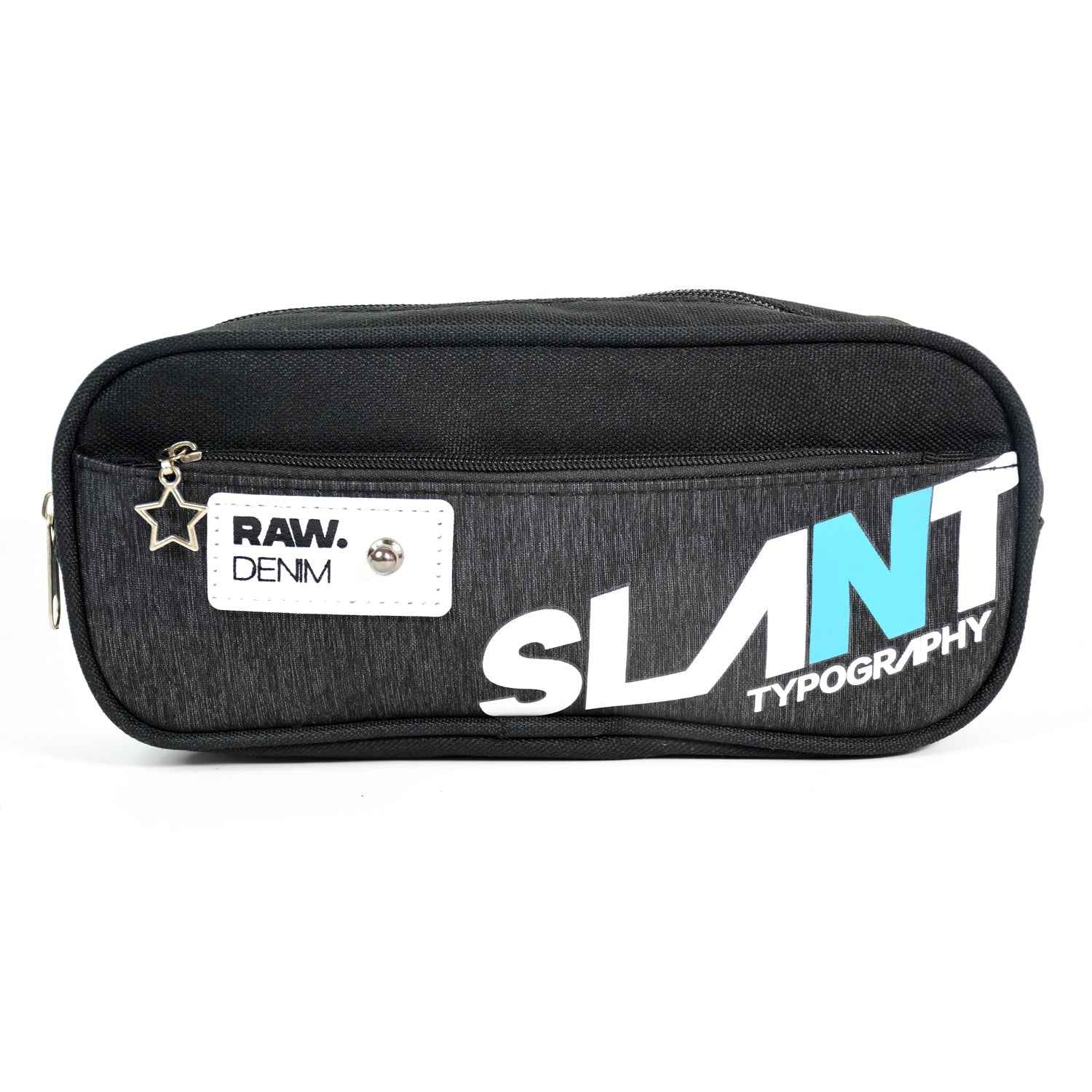 Pencil Pouch With Zipper (1 Pc / 2 Compartment)