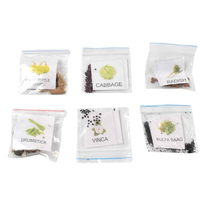 20 Varieties of Vegetable & Flower Seeds Combo (1 Pkt. / 20 Varieties)