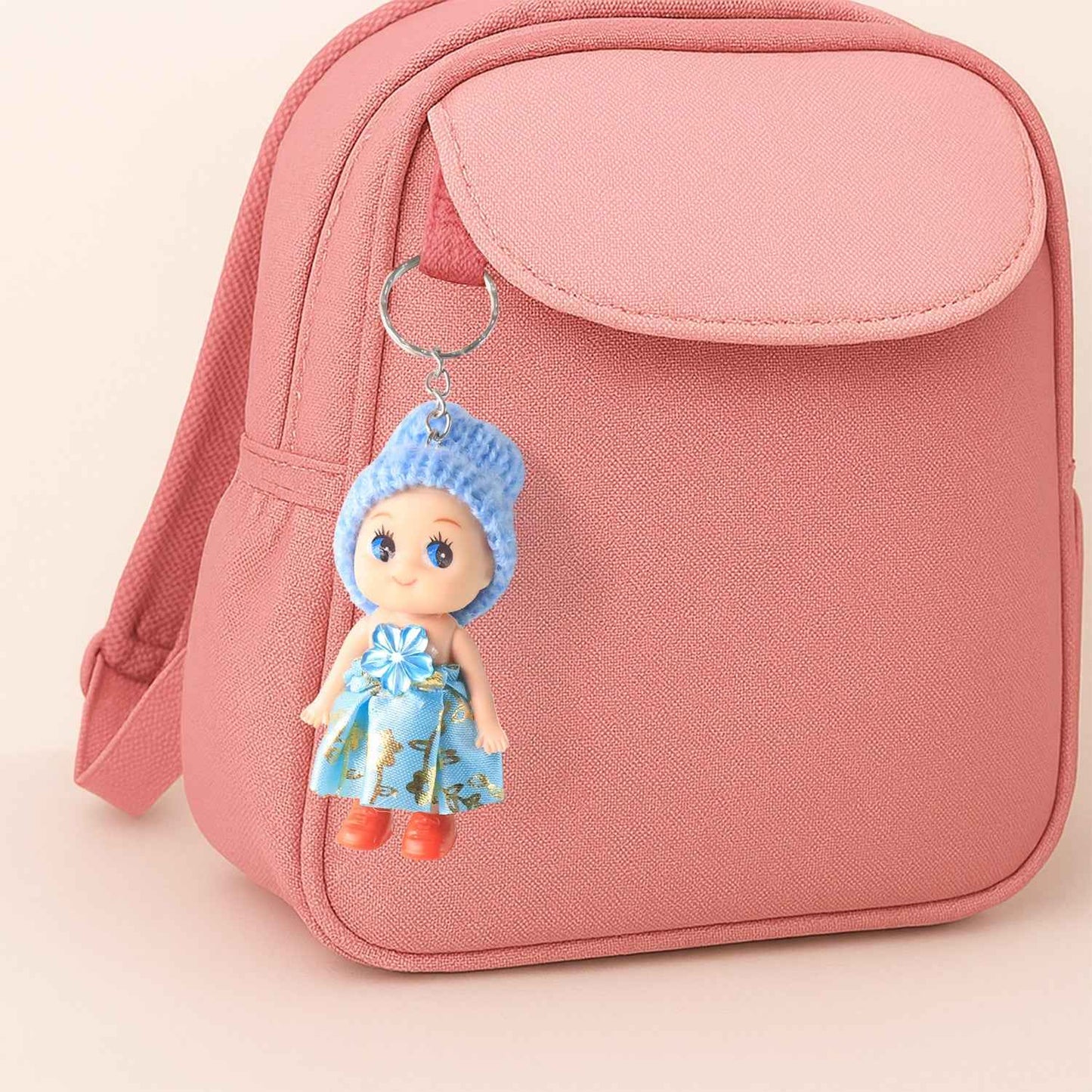 Multifunction Doll Bracelet for Kids – Cute Soft Toy Bracelet with Keychain Use – Decorative Fancy Bracelet cum Keyring for Boys & Girls