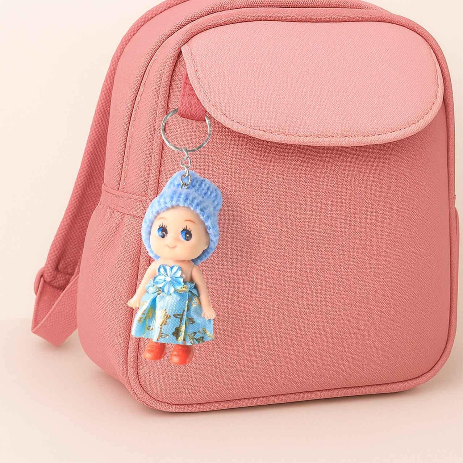 Multifunction Doll Bracelet for Kids – Cute Soft Toy Bracelet with Keychain Use – Decorative Fancy Bracelet cum Keyring for Boys & Girls