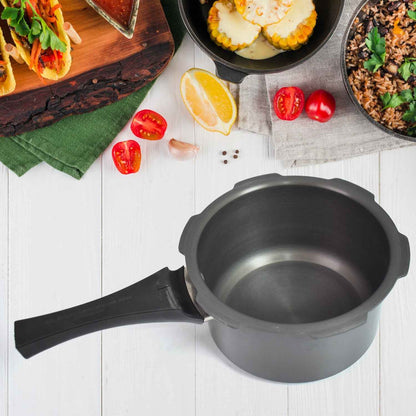 Aluminium Rays Black Beauty Pressure Cookers With Outer Lid (2.5 Litres / 1-Year warranty,  ISI Number :- 2347, BIS Number :- CM/L -7600164310