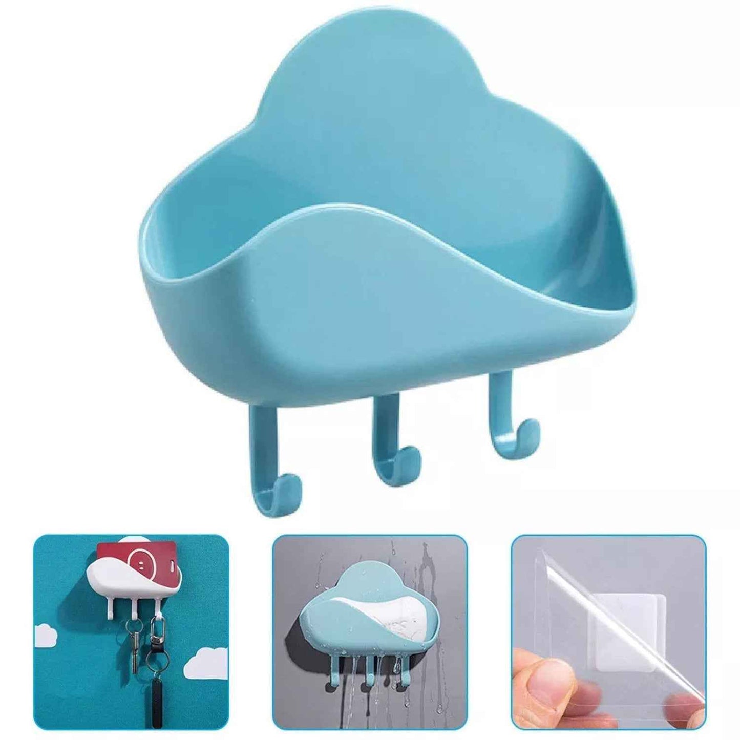 Plastic Soap Case Cover for Bathroom use Pack of 4Pcs