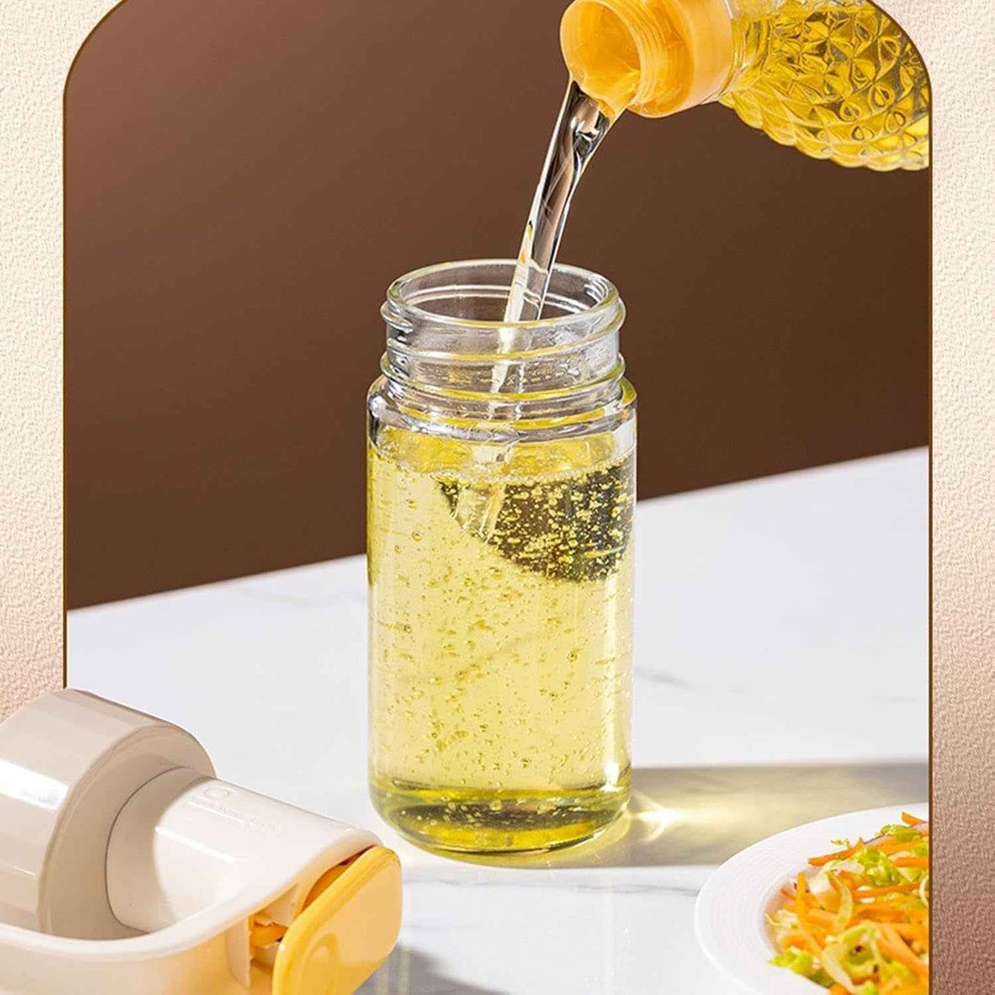 Glass Oil Sprayer Bottle Approx 250ML (1 Pc)