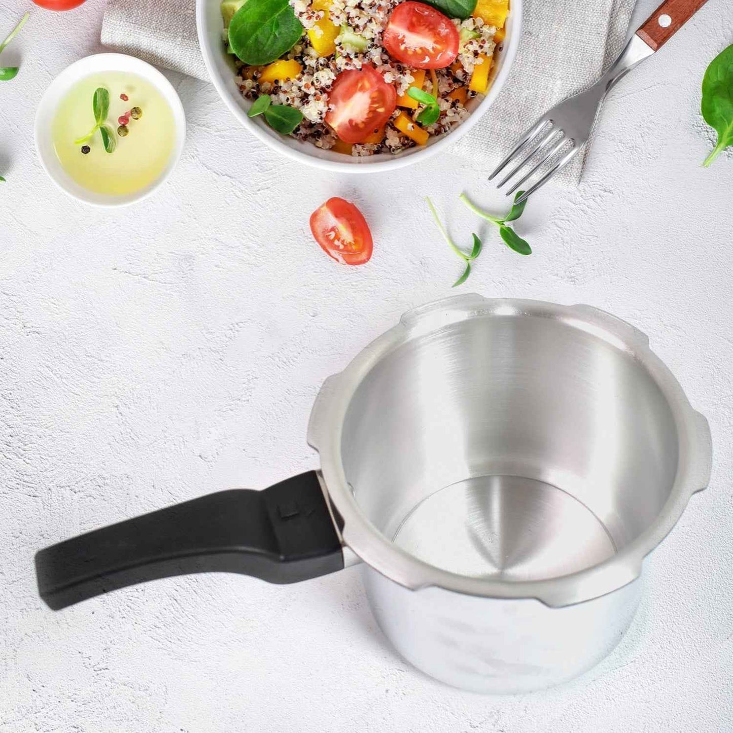 Aluminium Classic Goldex Pressure Cookers With Outer Lid (3 Litres / 5-Year warranty,  ISI Number :- 2347, BIS Number :- CM/L -7600164310