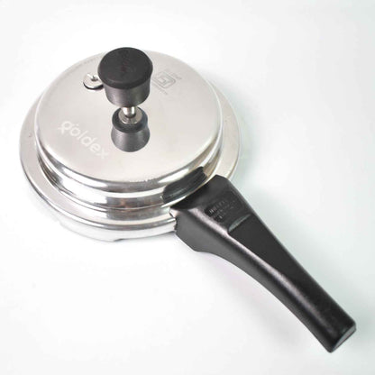 Aluminium Classic Goldex Pressure Cookers With Outer Lid (1.5 Litres / 5-Year warranty,  ISI Number :- 2347, BIS Number :- CM/L -7600164310