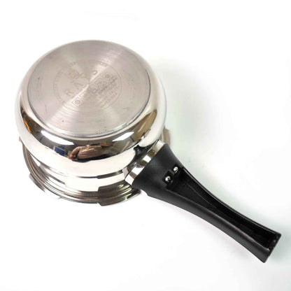 Stainless Steel Rays Fusion Pressure Cookers With Outer Lid (2.5 Litres / 5-Year warranty,  ISI Number :- 2347, BIS Number :- CM/L -7600164310