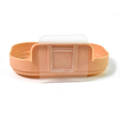 Plastic Soap Dish Holder for Bathroom Shower Wall Mounted Self Adhesive ,Sabudani (1 Pc)