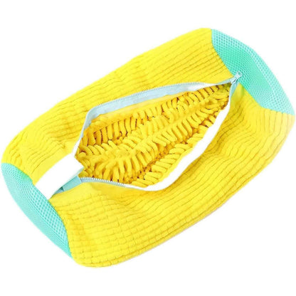 Shoe Cleaning Mop Cover with Microfiber Chenille Lining & Zipper (1 Pc)